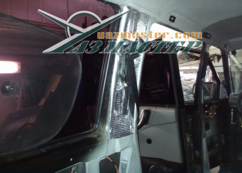 Покрытие ВИБРОИЗОЛОМ и СПЛЕНом.  Стойки обязательно!!!