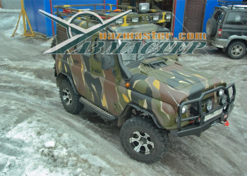 УАЗ ХАНТЕР  багажник с полной люстрой (4/2+2+2+2)