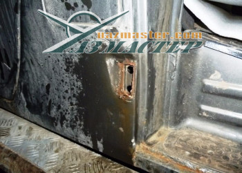 Крепление левой задней двери УАЗ ХАНТЕР чаще всего подвержена поломке