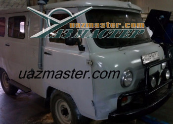Замена передней правой двери УАЗ 452 