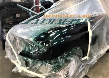 УАЗ ПАТРИОТ подготовка и покраска крыла