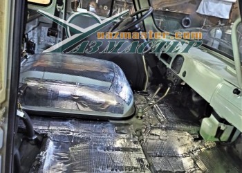 Шумоизоляция кабины УАЗ-33095