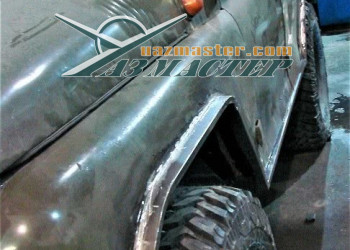 Усилитель расширителей арок установка