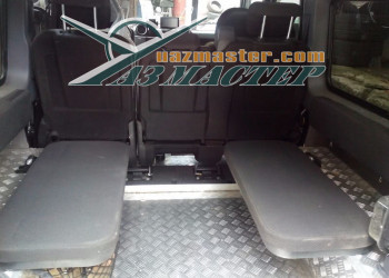 Замена не очень удобных на охоте сидений багажного отсека 