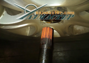 Полуось моста СПАЙСЕР масла в картере нет