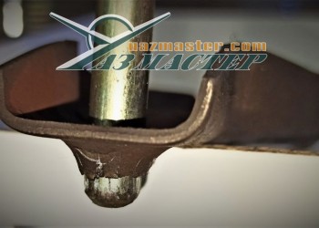 Шток РЦС продавил вилку выжимного подшипника УАЗ ПАТРИОТ (ДВС IVECO)