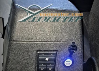 Установка USB зарядки 2 Ам на два гнезда УАЗ ПАТРИОТ с подсветкой