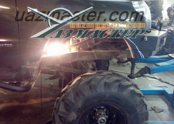 Операция по переносу переднего моста 