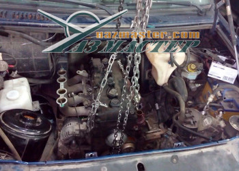 Подготовка к снятию ДВС ЗМЗ 409