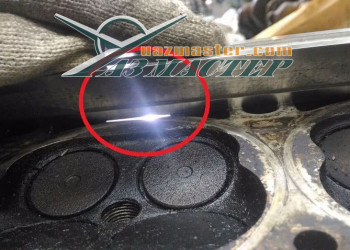 Предварительный промер ГБЦ ЗМЗ-409, правка плоскости необходима