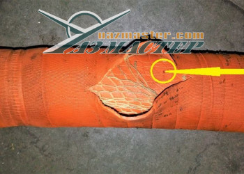 Шланг радиатора верхний, брак производителя.