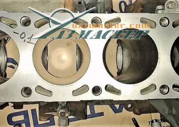 БЛОК ЗМЗ-514 установлены новые гильзы, снята плоскость