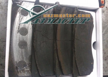 УАЗ ПАТРИОТ, ХАНТЕР. Износ тормозных колодок