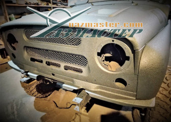 Фары и габариты сняты.