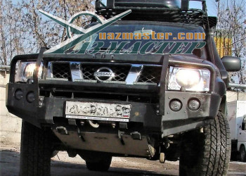 NISSAN PATROL 61. Видна защита KDT радиатора и ДВС 10 мм. алюминий 