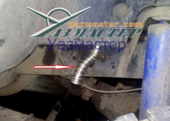 Трубка выхлопной системы подогревателя